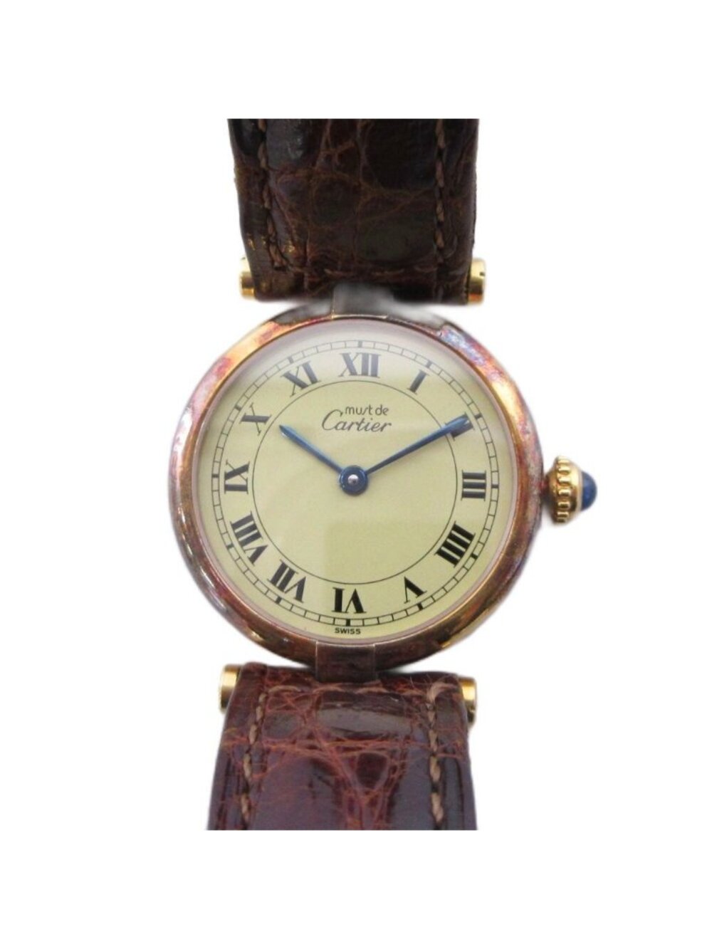 Cartier Must Vendome Vermeil Watch Gold Colored